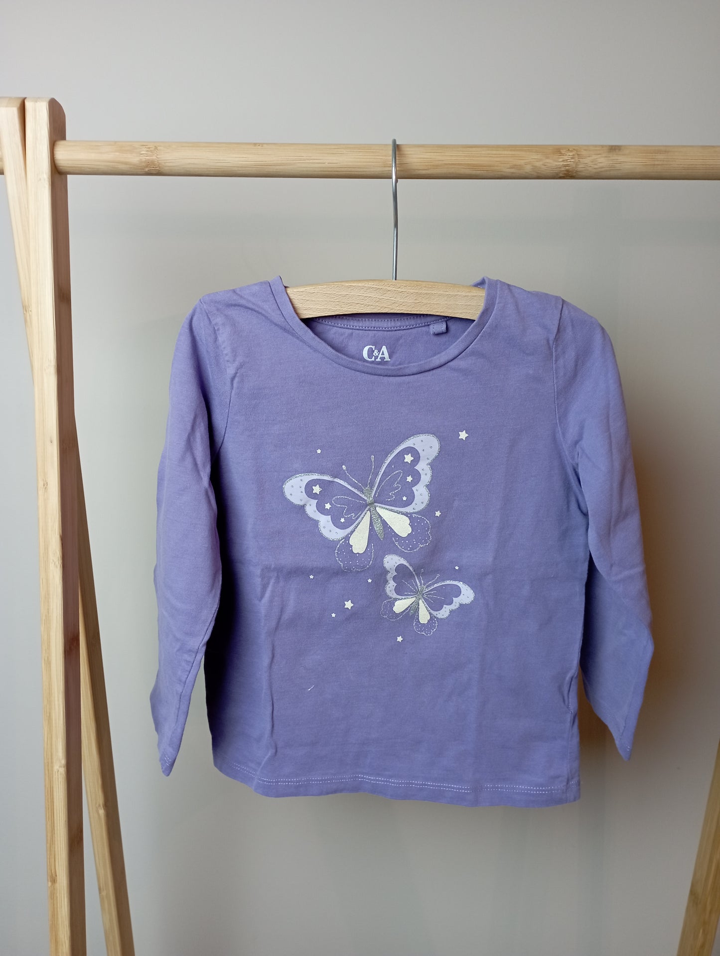 Longsleeve met vlinders 98