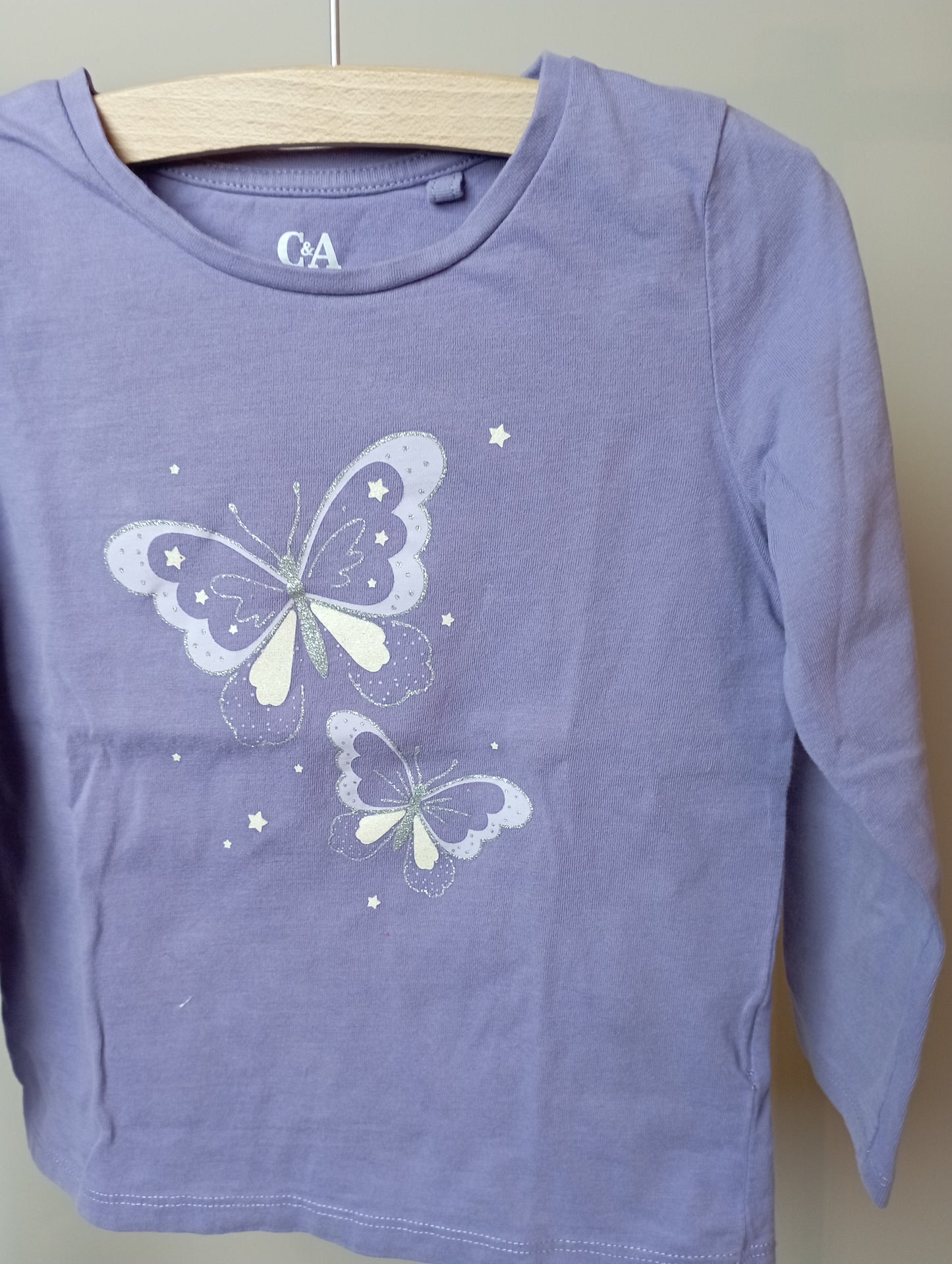 Longsleeve met vlinders 98