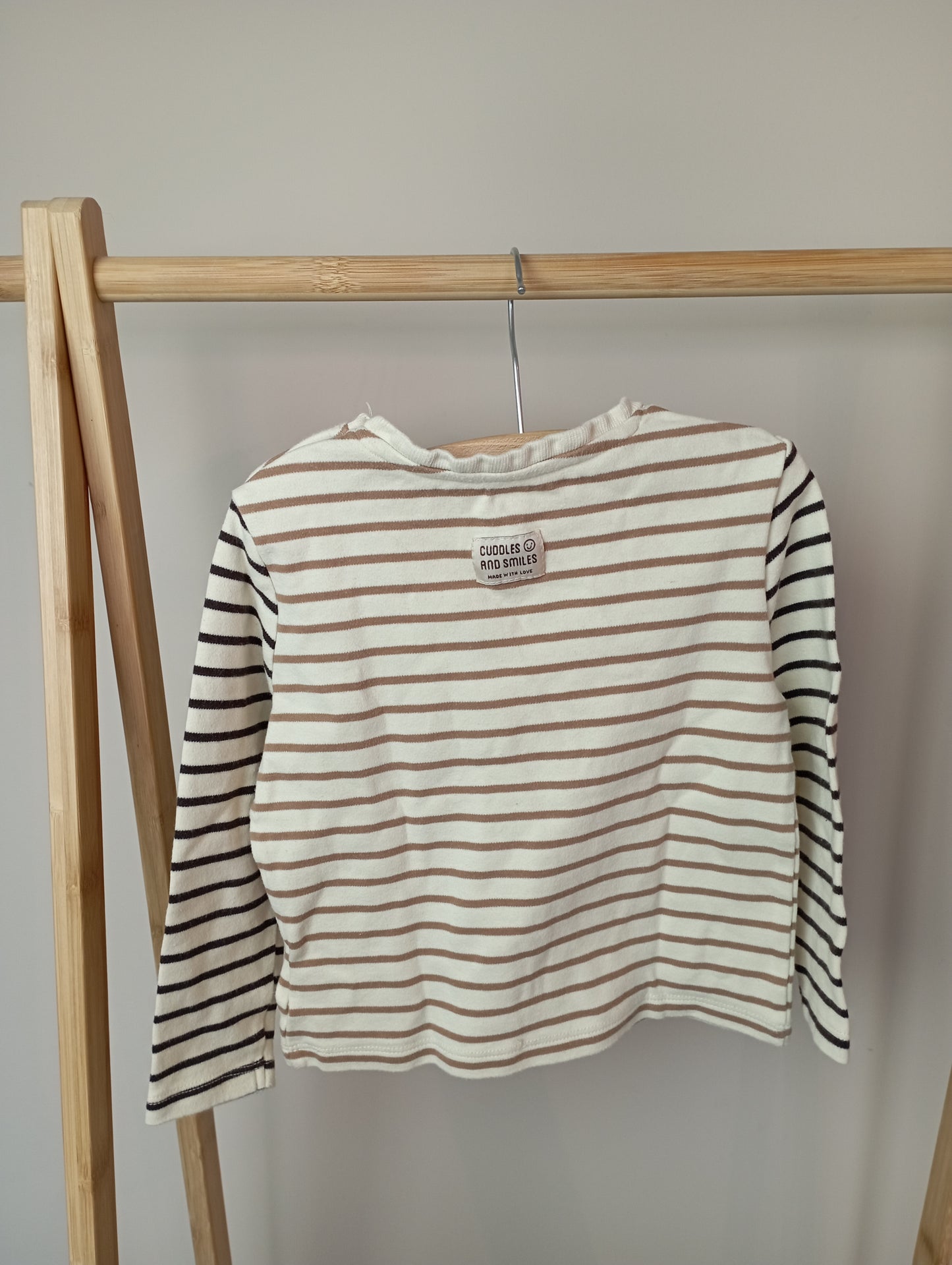 Longsleeve met strepen 98 Cuddles and smiles