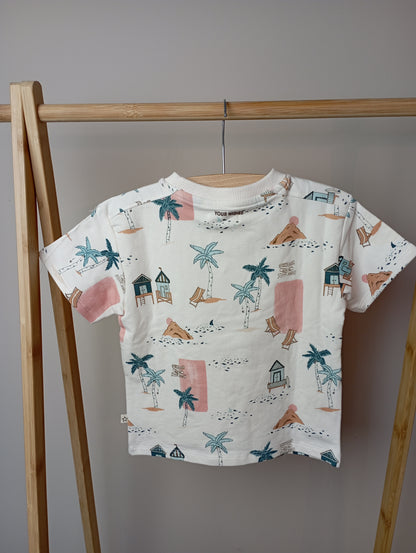 T-shirt met palmbomen 86 Your Wishes