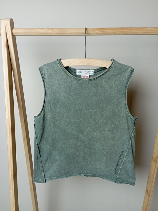 Shirt "Happy mind happy life" 98 Zara