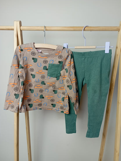 Pyjama western 86/92 Lupilu