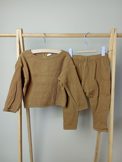 Setje in wafelstructuur 86 H&M