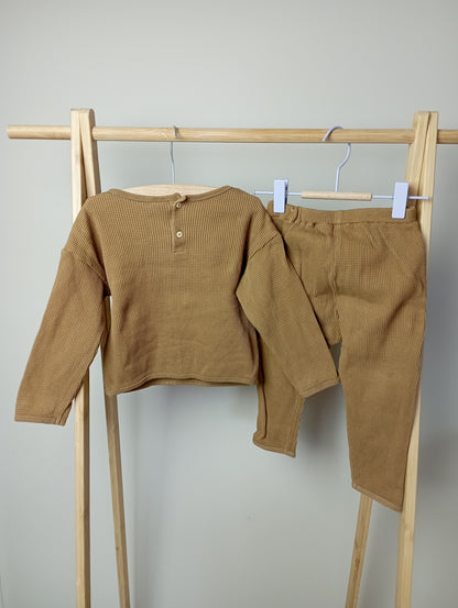 Setje in wafelstructuur 86 H&M
