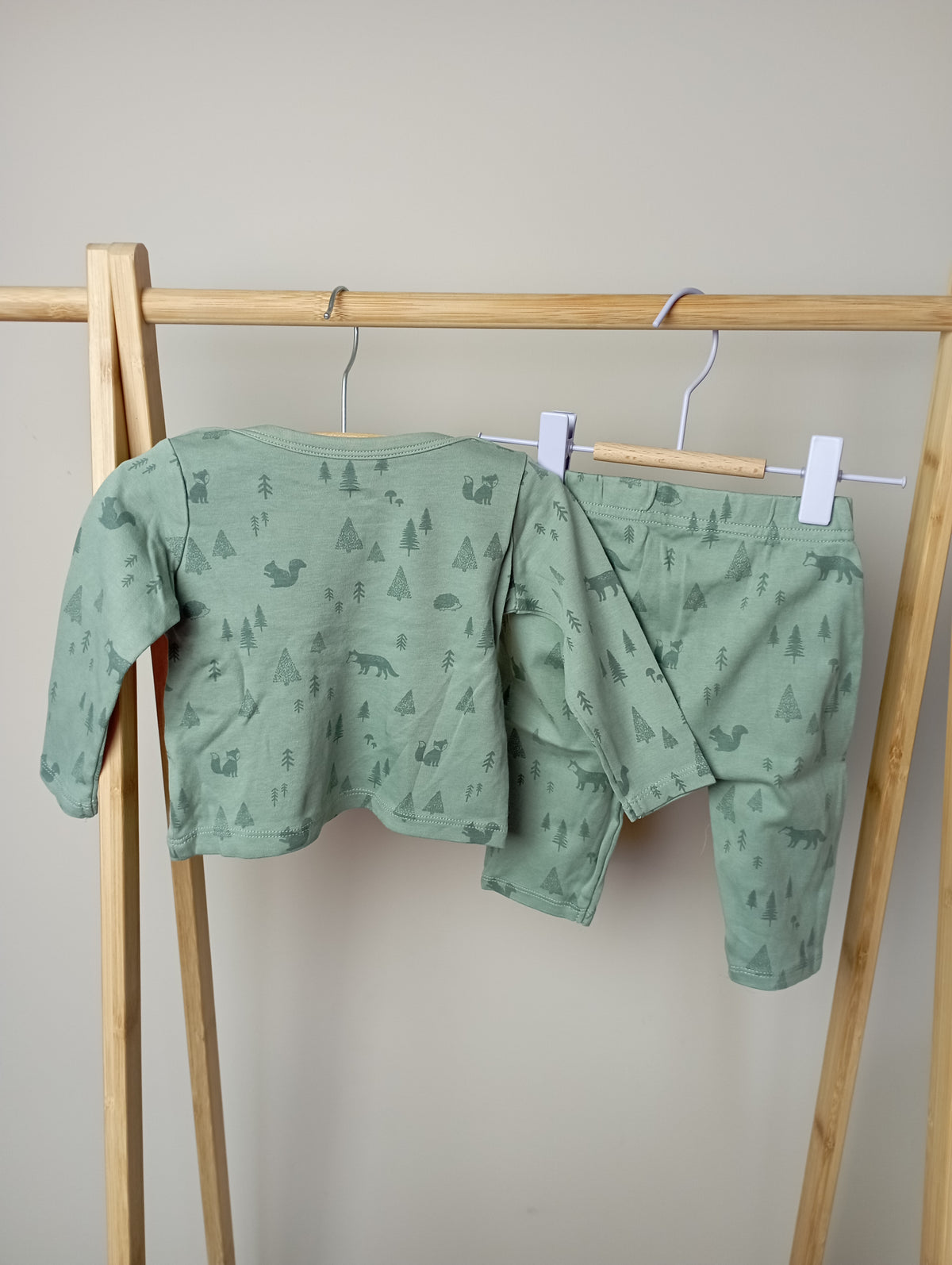 Pyjama met bosdieren 68 C&A