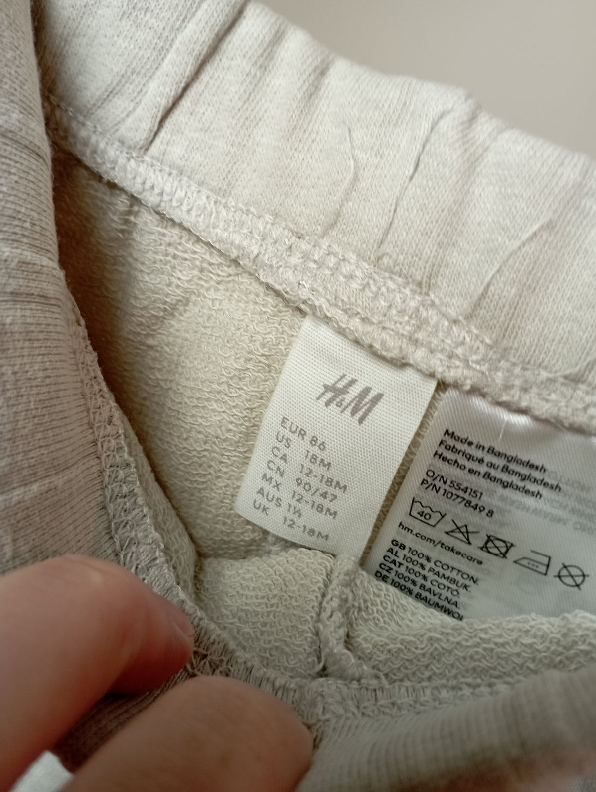 Comfy broek 86 H&M