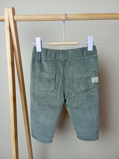 Broek in ribbelstofje 74 Zeeman