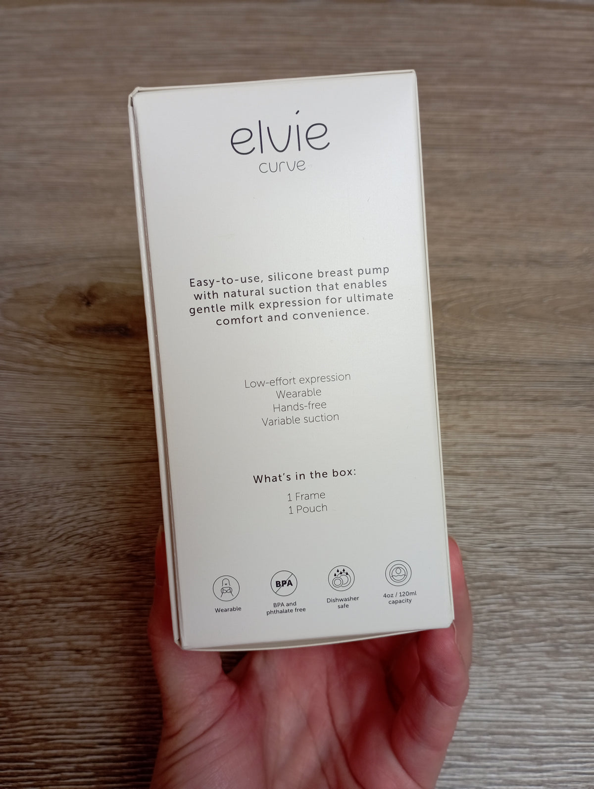 Handmatige borstkolf Elvie Curve