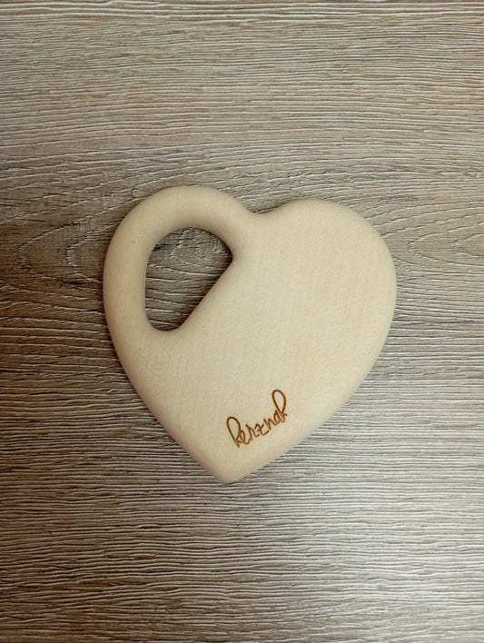Houten rammelaar Thekla