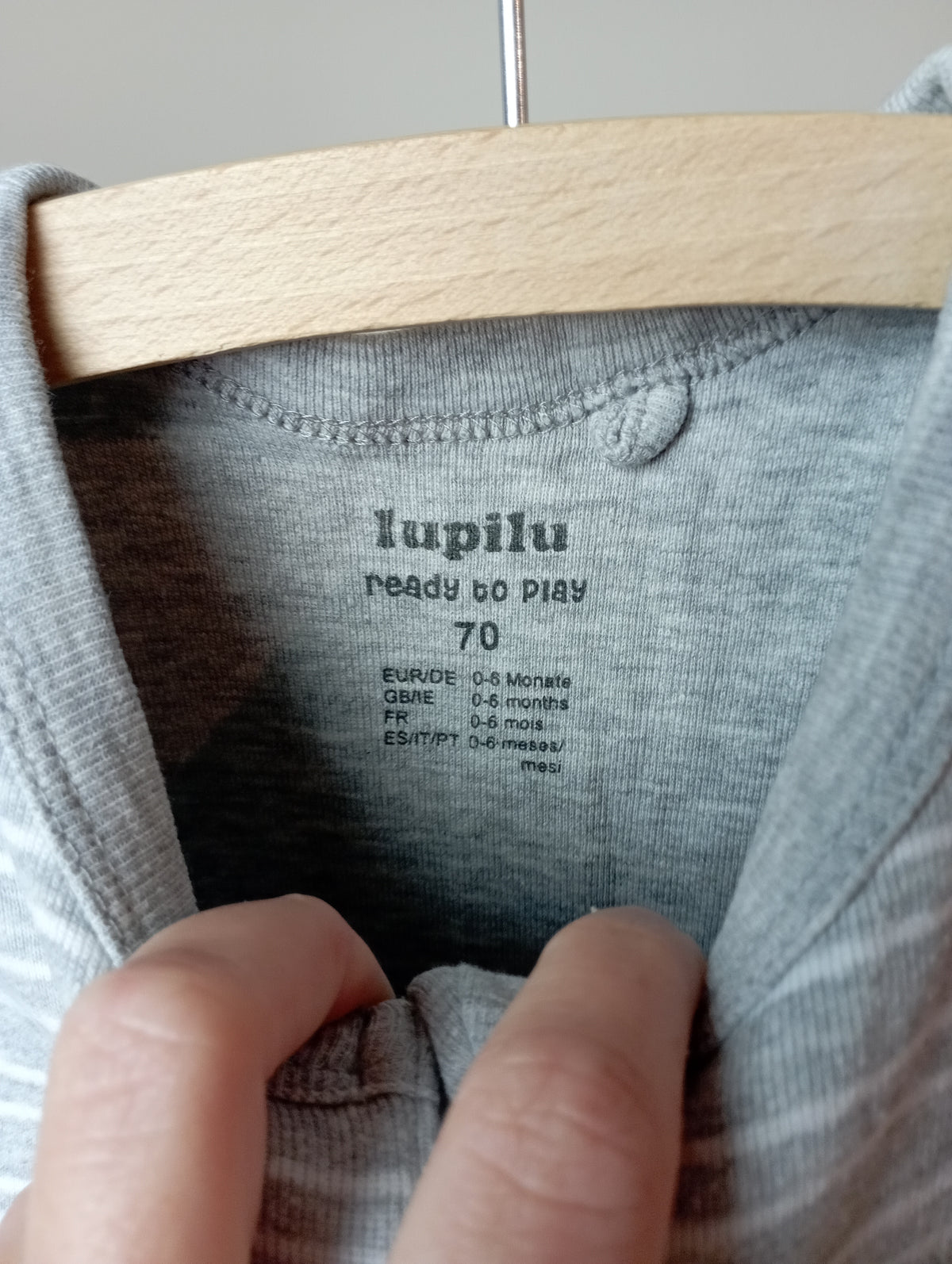 Slaapzak met strepen 70cm Lupilu