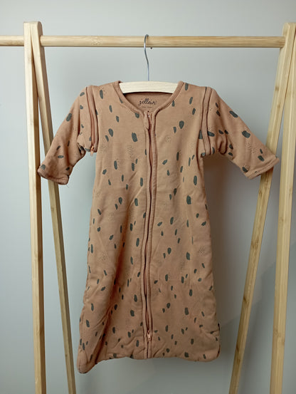 Slaapzak met afritsbare mouwen 70cm Jollein