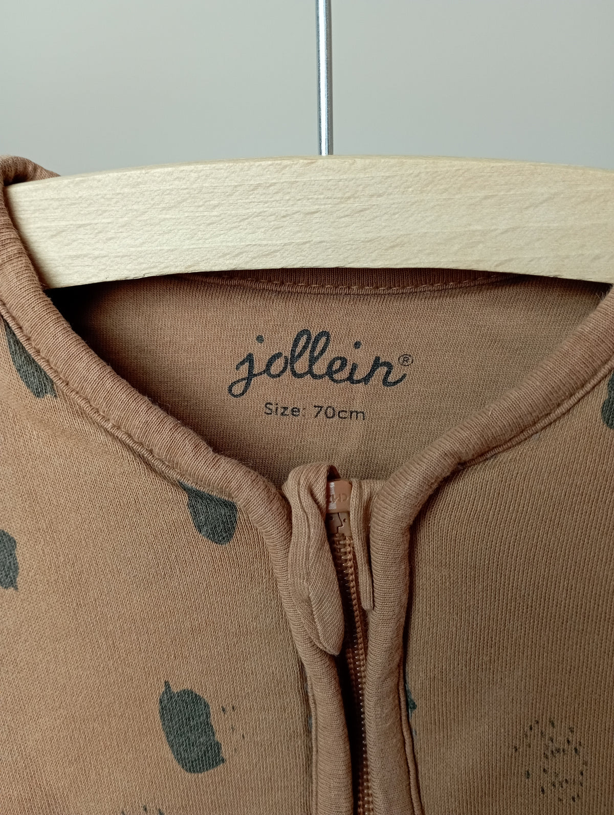 Slaapzak met afritsbare mouwen 70cm Jollein