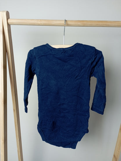 Blauwe romper 12m Carter's