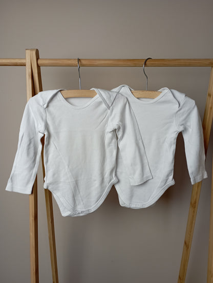Setje rompers 74 C&A
