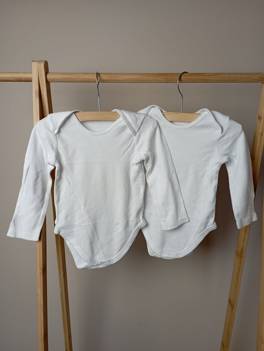 Setje rompers 74 C&A