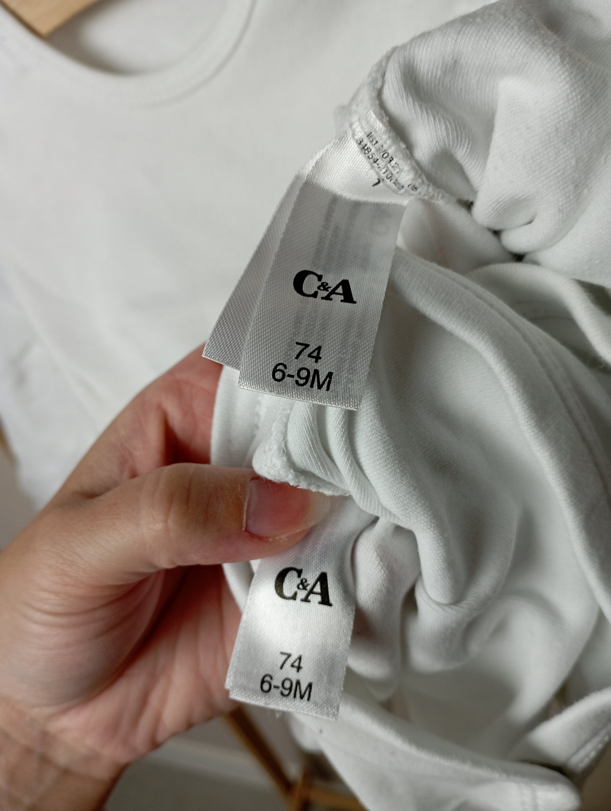 Setje rompers 74 C&A