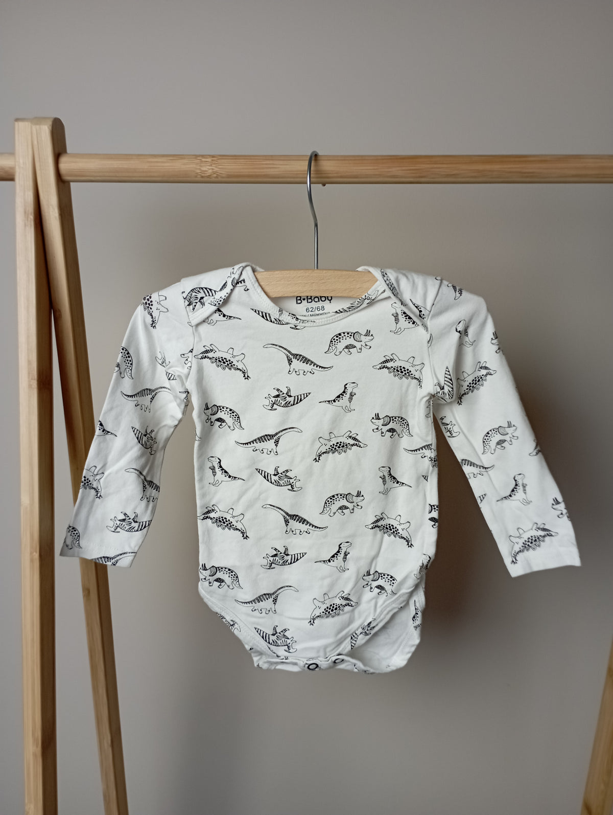 Romper met dino's 62/68 B Baby