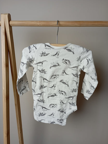 Romper met dino's 62/68 B Baby