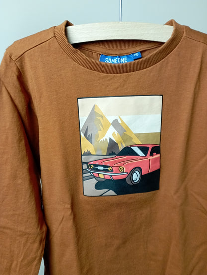 Longsleeve met auto 116 Someone