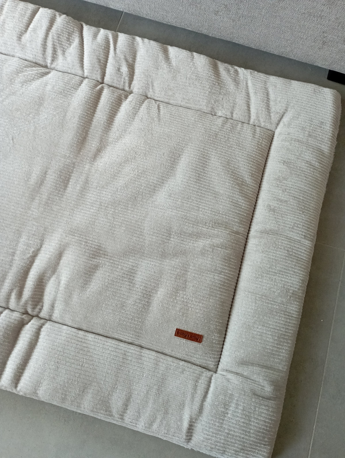 Geribbelde parklegger / boxkleed 75x95cm Baby's Only