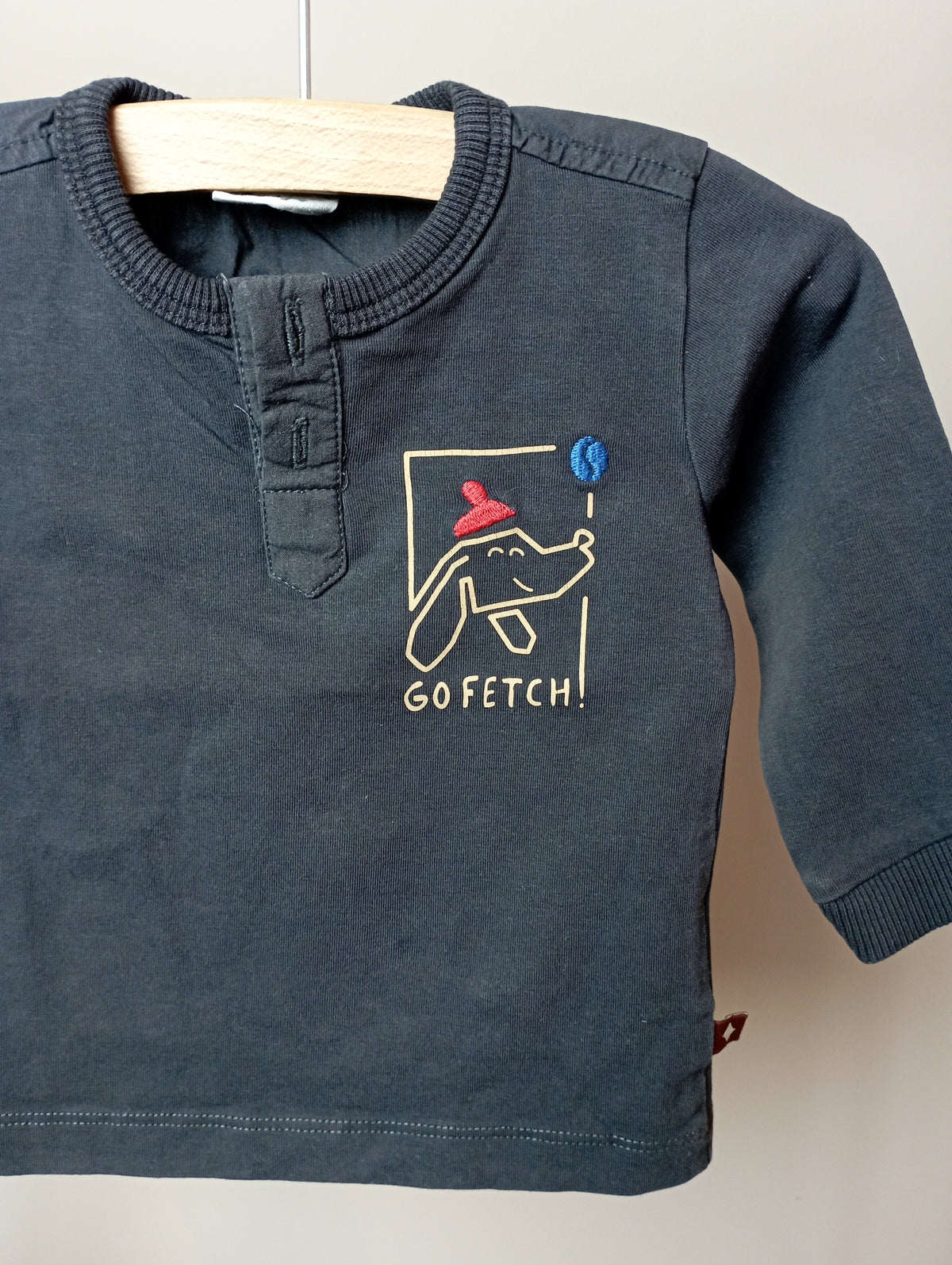 Longsleeve "Go fetch!" 62 Feetje