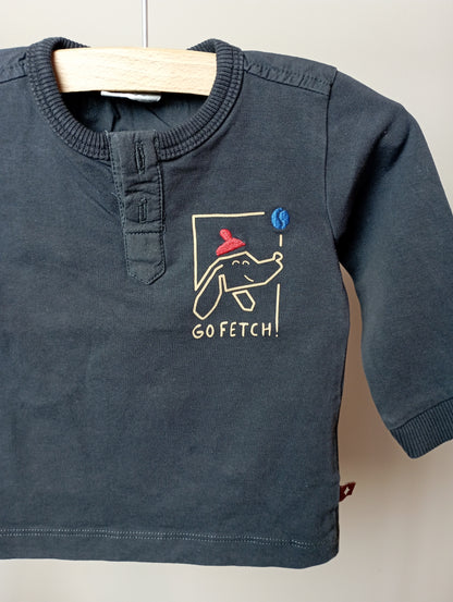 Longsleeve "Go fetch!" 62 Feetje