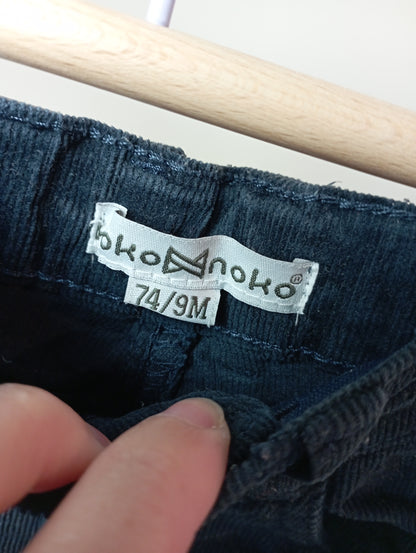 Geribbeld broekje 74 Koko Noko