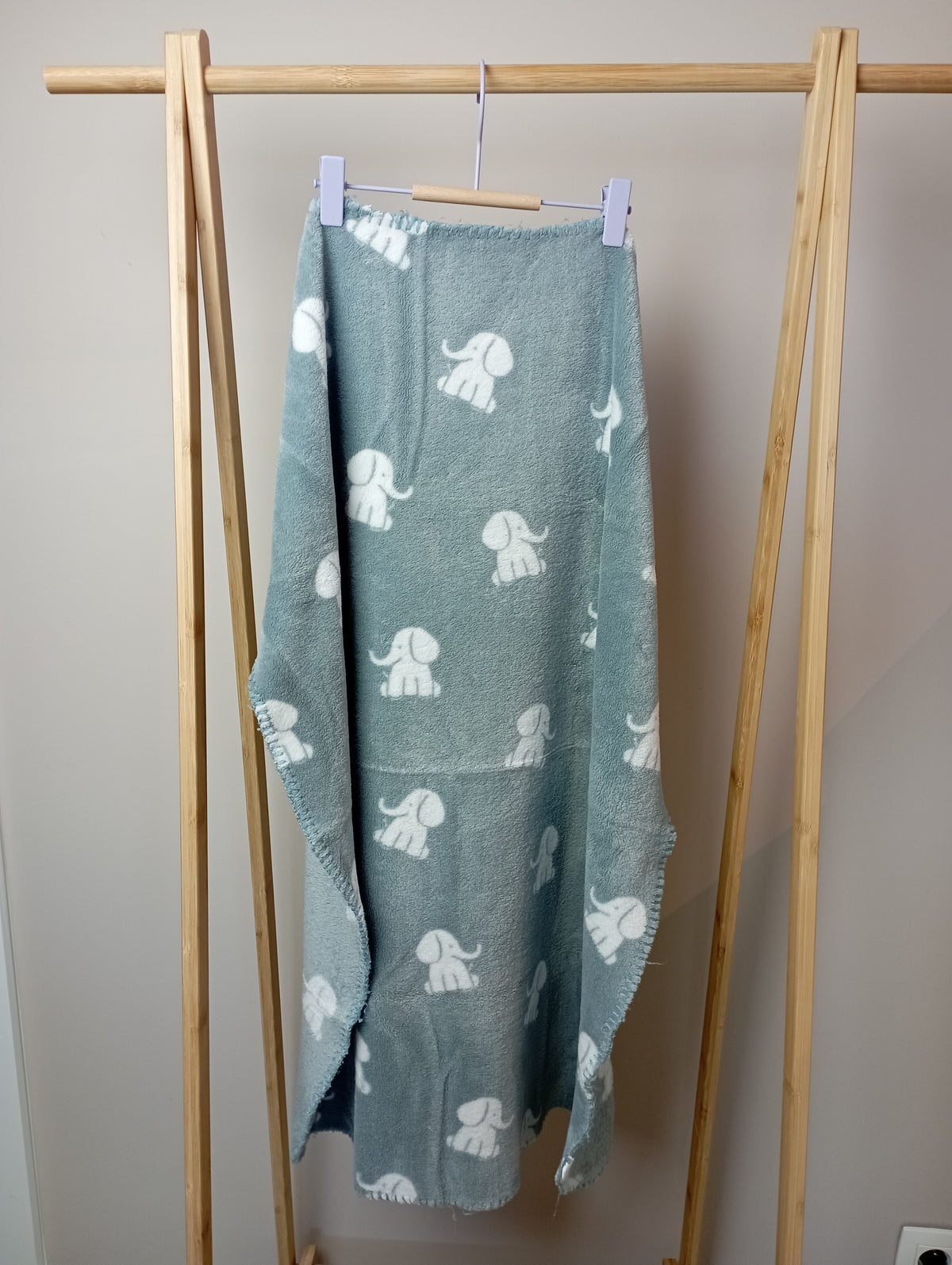 Fleece dekentje met olifantjes Zara Home