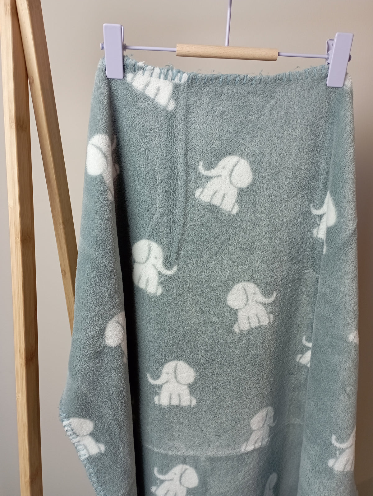 Fleece dekentje met olifantjes Zara Home