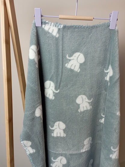 Fleece dekentje met olifantjes Zara Home