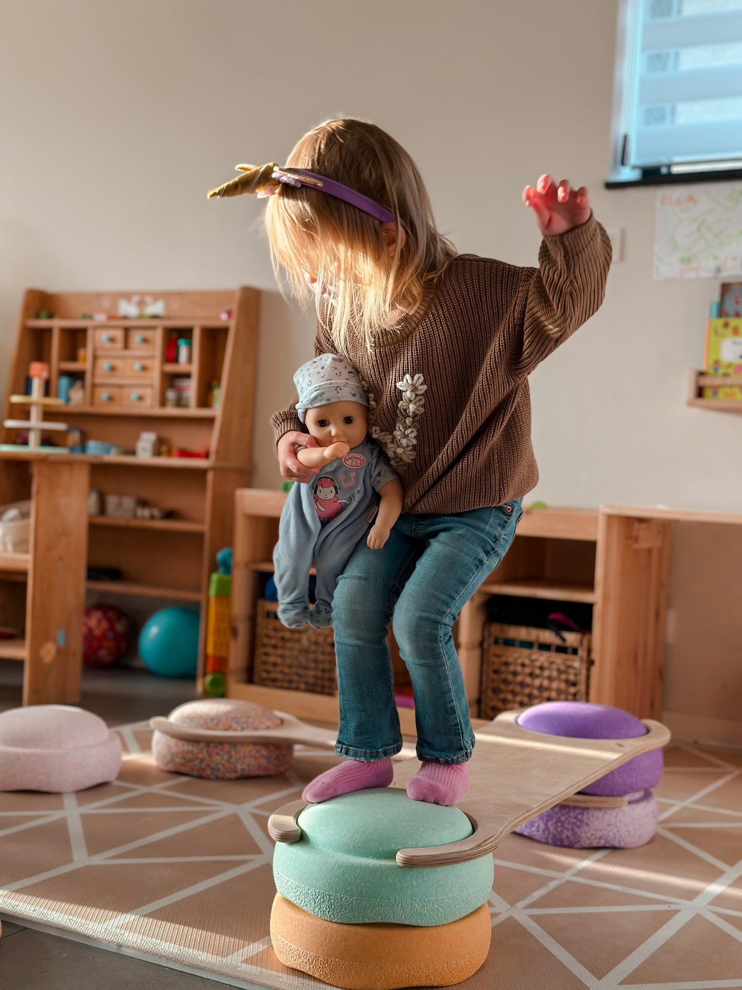 Lulo Speelplank Voor Stapelstein 2-Delige Set