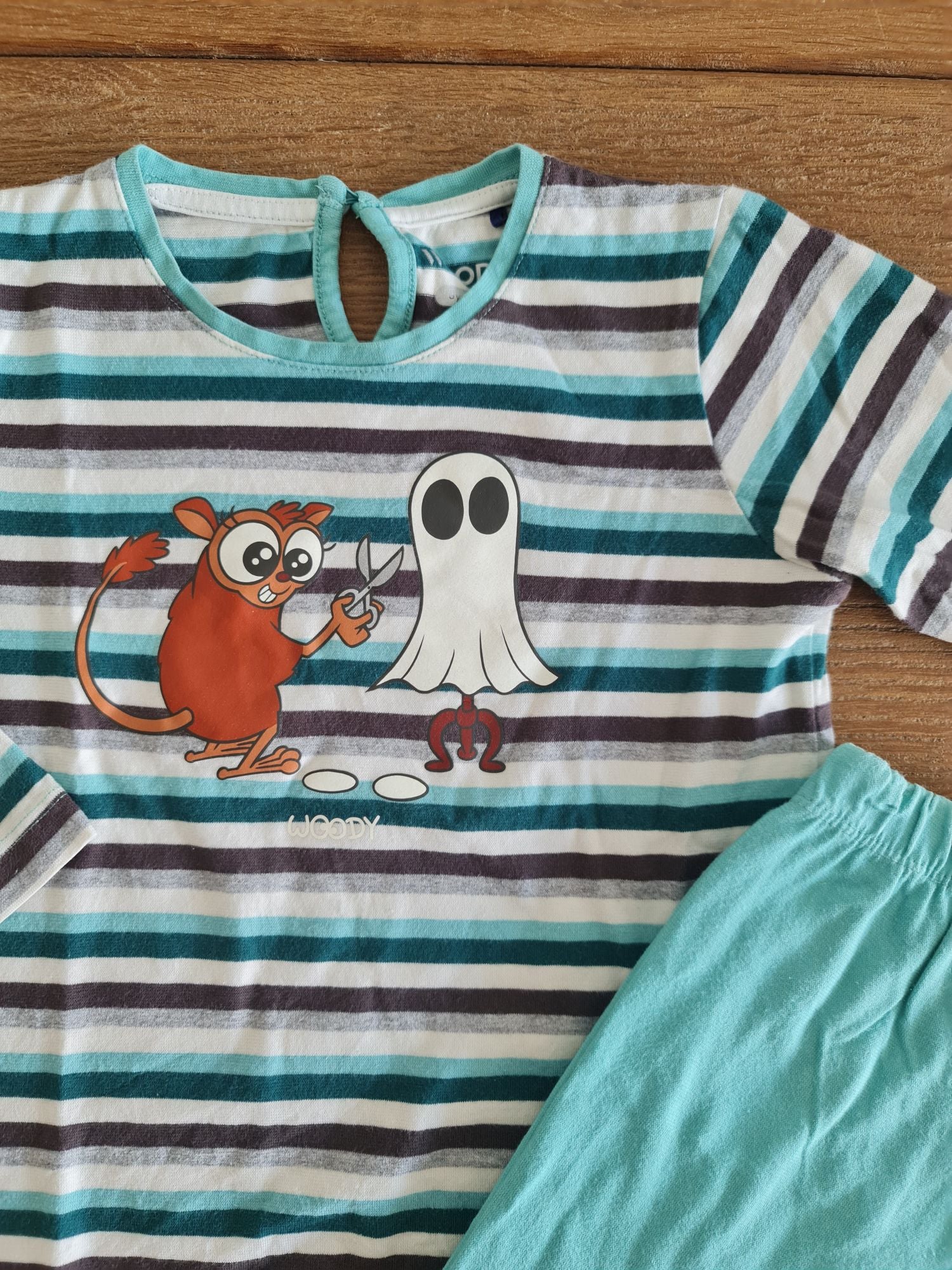 Pyjama met spook 98 Woody