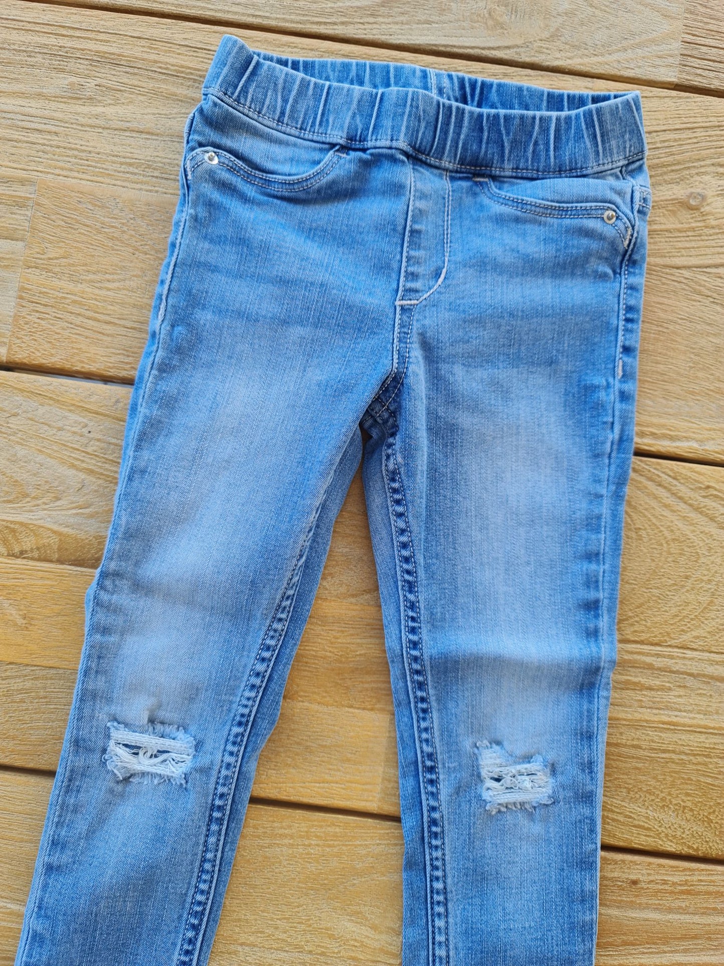 Broek met scheuren 104 H&M