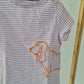 T-shirt met hond 110 Atelier Bossier