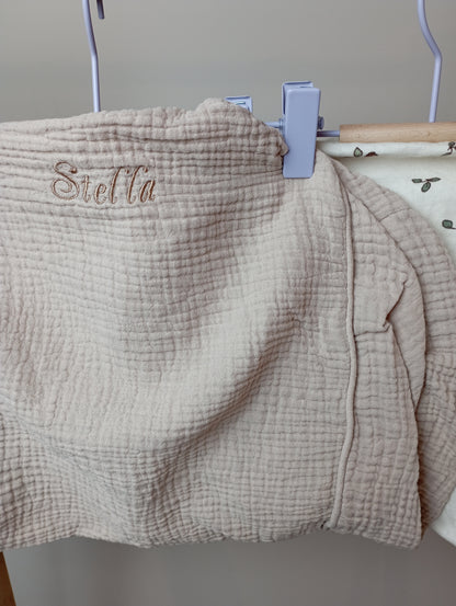 2 hoezen voor aankleedkussen "Stella"