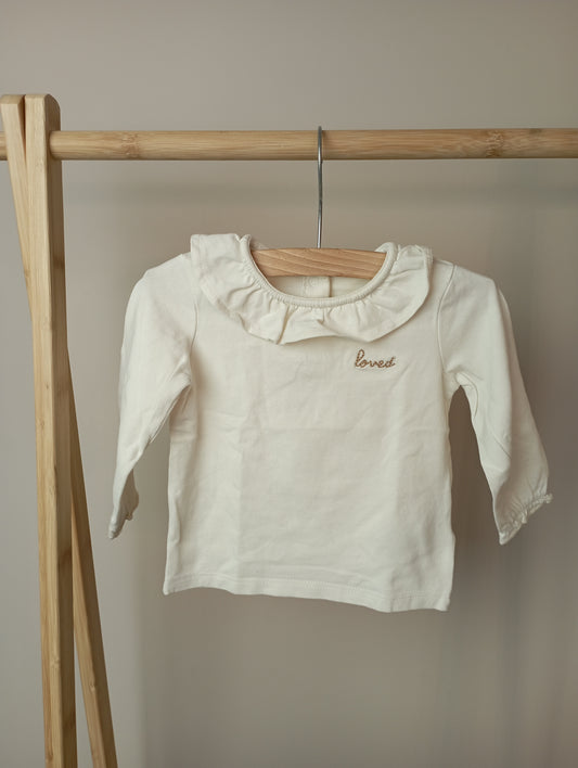 Longsleeve "Loved" 68 Cuddles and smiles