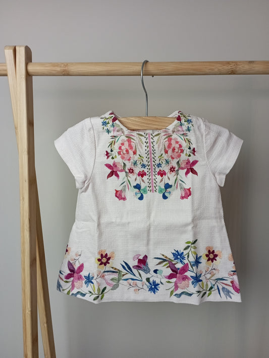 Jurk met bloemen 68 Zara