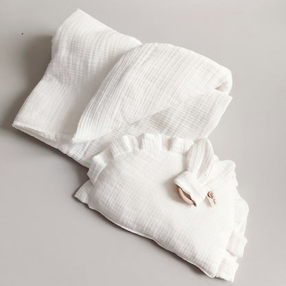Mousseline dekbed set 3-delig